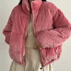 Coats & Jackets*Boogzel Clothing Corduroy Puffer Jacket
