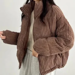 Coats & Jackets*Boogzel Clothing Corduroy Puffer Jacket