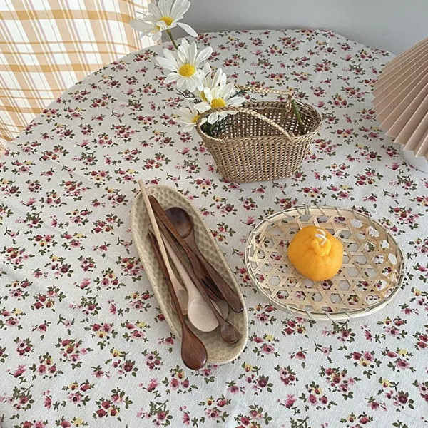 Aesthetic Kitchen|Aesthetic Room Decor*Boogzel Clothing Cottage Calling Floral Tablecloth