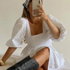 Dresses & Rompers*Boogzel Clothing Cottage Calling Mini Dress White