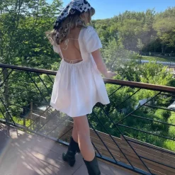 Dresses & Rompers*Boogzel Clothing Cottage Calling Mini Dress White