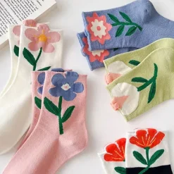 Socks*Boogzel Clothing Cottage Dreams Floral Socks