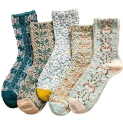 Socks*Boogzel Clothing Cottagecore Aesthetic Embroidered Socks