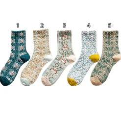 Socks*Boogzel Clothing Cottagecore Aesthetic Embroidered Socks