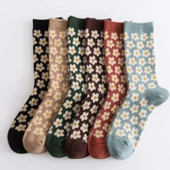 Socks*Boogzel Clothing Cottagecore Aesthetic Floral Socks
