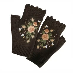 Other*Boogzel Clothing Cottagecore Crochet Fingerless Gloves