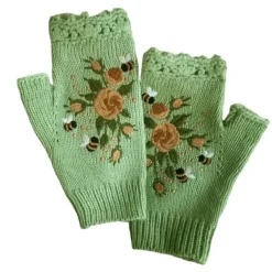 Other*Boogzel Clothing Cottagecore Crochet Fingerless Gloves