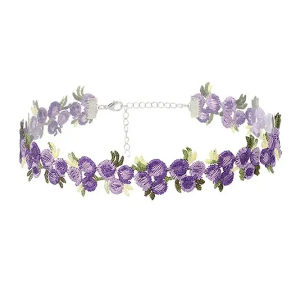 Necklaces & Chokers*Boogzel Clothing Cottagecore Crochet Flower Choker