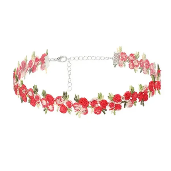 Necklaces & Chokers*Boogzel Clothing Cottagecore Crochet Flower Choker