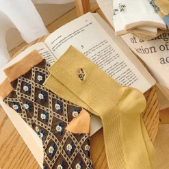 Socks*Boogzel Clothing Cottagecore Embroidered Socks