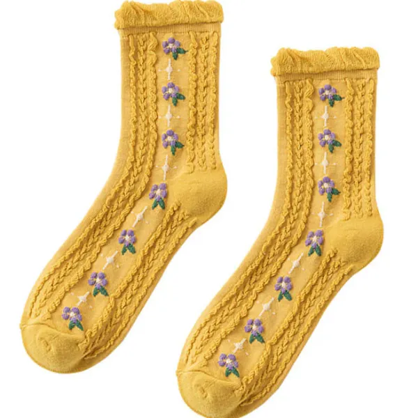 Socks*Boogzel Clothing Cottagecore Floral Socks