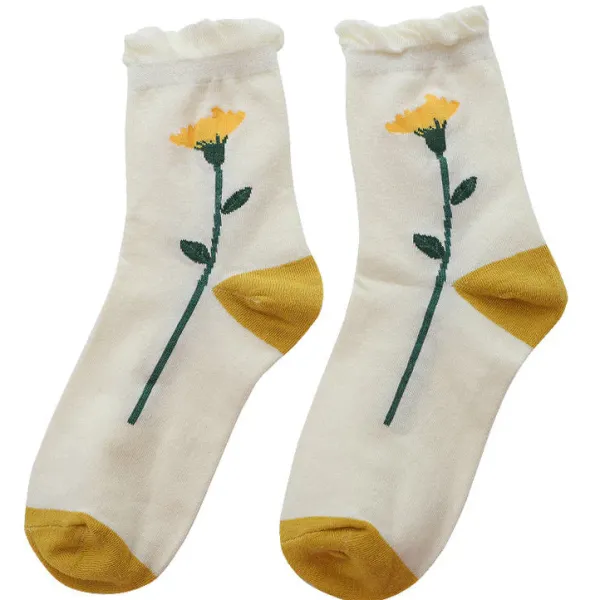 Socks*Boogzel Clothing Cottagecore Floral Socks