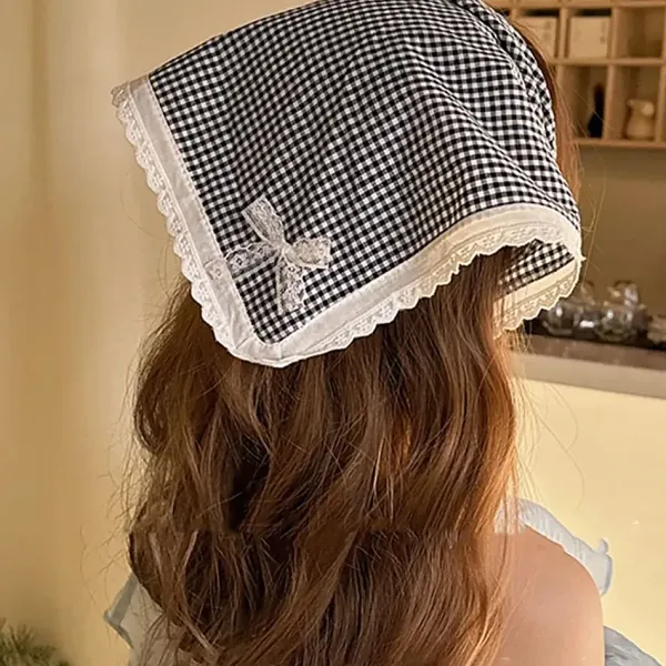 Other|Hats*Boogzel Clothing Cottagecore Gingham Headscarf
