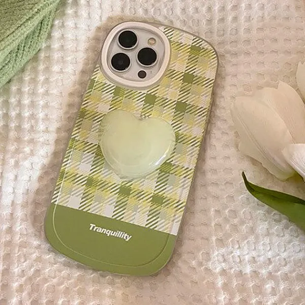 Iphone Cases*Boogzel Clothing Cottagecore Gingham iPhone Case Green