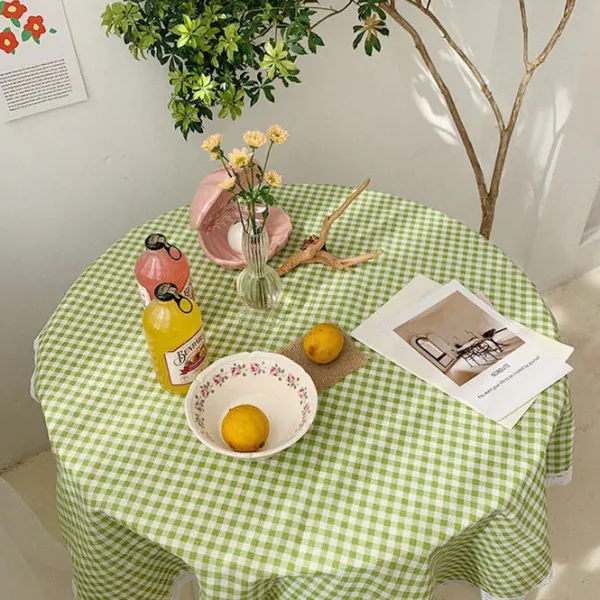 Aesthetic Kitchen|Aesthetic Room Decor*Boogzel Clothing Cottagecore Gingham Tablecloth