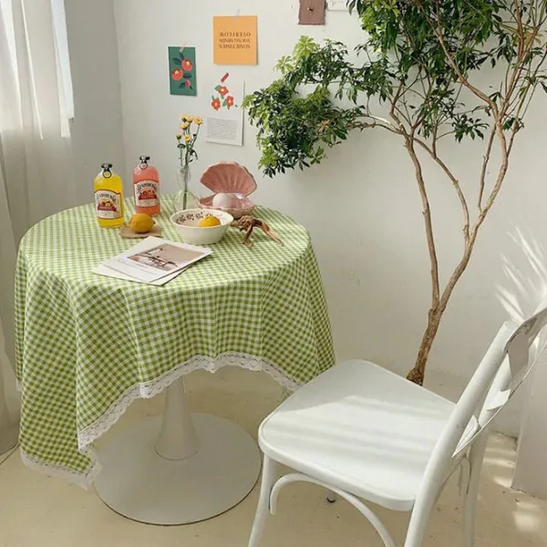 Aesthetic Kitchen|Aesthetic Room Decor*Boogzel Clothing Cottagecore Gingham Tablecloth