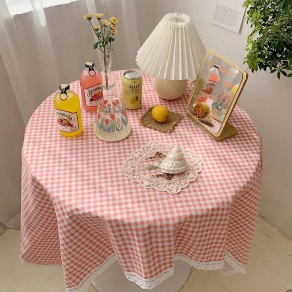 Aesthetic Kitchen|Aesthetic Room Decor*Boogzel Clothing Cottagecore Gingham Tablecloth