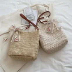 Bags & Purses*Boogzel Clothing Cottagecore Straw Bag