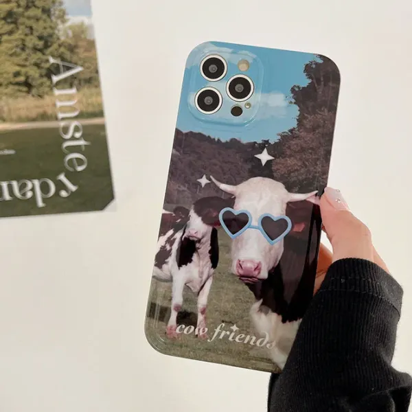 Iphone Cases*Boogzel Clothing Cow Friends iPhone Case