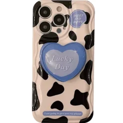 Iphone Cases*Boogzel Clothing Heart PopSocket iPhone Case Cow