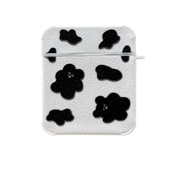 Iphone Cases*Boogzel Clothing Cow Pattern AirPods Case Black/white