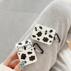 Iphone Cases*Boogzel Clothing Cow Pattern AirPods Case Black/white