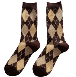 Socks*Boogzel Clothing Cozy Days Argyle Socks