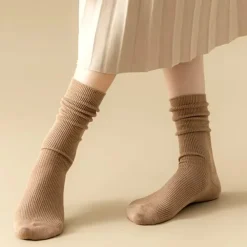 Socks*Boogzel Clothing Cozy Days Ribbed Crew Socks