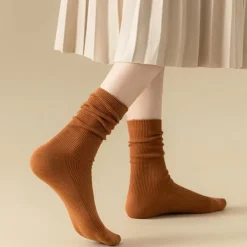 Socks*Boogzel Clothing Cozy Days Ribbed Crew Socks
