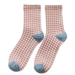 Socks*Boogzel Clothing Cozy Up Plaid Socks