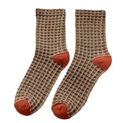 Socks*Boogzel Clothing Cozy Up Plaid Socks