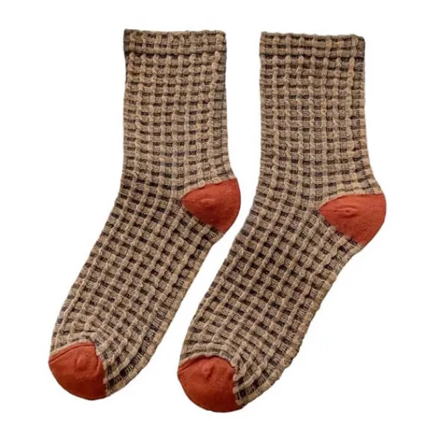 Socks*Boogzel Clothing Cozy Up Plaid Socks