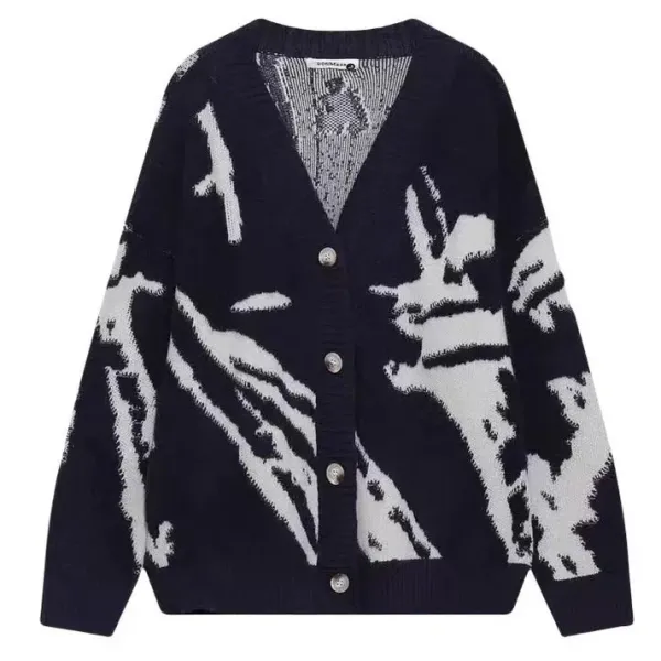 Knit Cardigans*Boogzel Clothing Cozy Up Warm Oversized Cardigan Blue