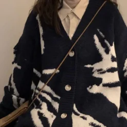 Knit Cardigans*Boogzel Clothing Cozy Up Warm Oversized Cardigan Blue