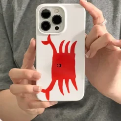 Iphone Cases*Boogzel Clothing Crab iPhone Case White/red
