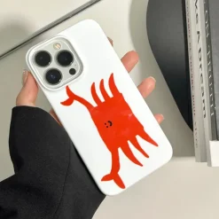 Iphone Cases*Boogzel Clothing Crab iPhone Case White/red
