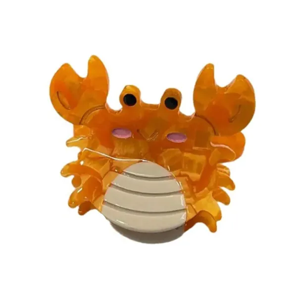 Hair Accessories*Boogzel Clothing Crab Mini Hair Claw Orange