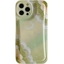 Iphone Cases*Boogzel Clothing Crescent Moon iPhone Case Green
