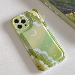 Iphone Cases*Boogzel Clothing Crescent Moon iPhone Case Green