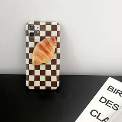 Iphone Cases*Boogzel Clothing Croissant Checker iPhone Case Brown