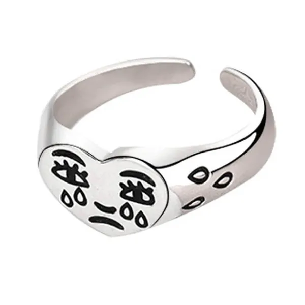 Rings*Boogzel Clothing Cry Baby Ring Silver