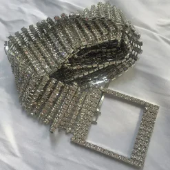 Other|Belts & Chains*Boogzel Clothing Crystal Chain Belt Silver