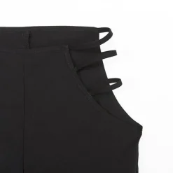 Pants & Trousers*Boogzel Clothing Cut Out Flare Trousers Black