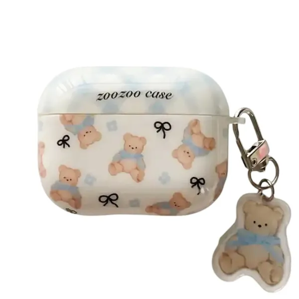 Other|Iphone Cases*Boogzel Clothing Cute Bear & Bows Airpods Case Blue