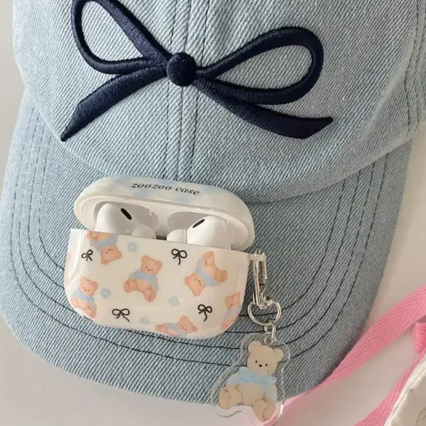 Other|Iphone Cases*Boogzel Clothing Cute Bear & Bows Airpods Case Blue