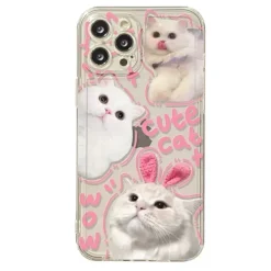 Iphone Cases*Boogzel Clothing Cute Cat iPhone Case Pink