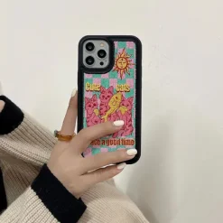 Iphone Cases*Boogzel Clothing Cute Cats Embroidery iPhone Case