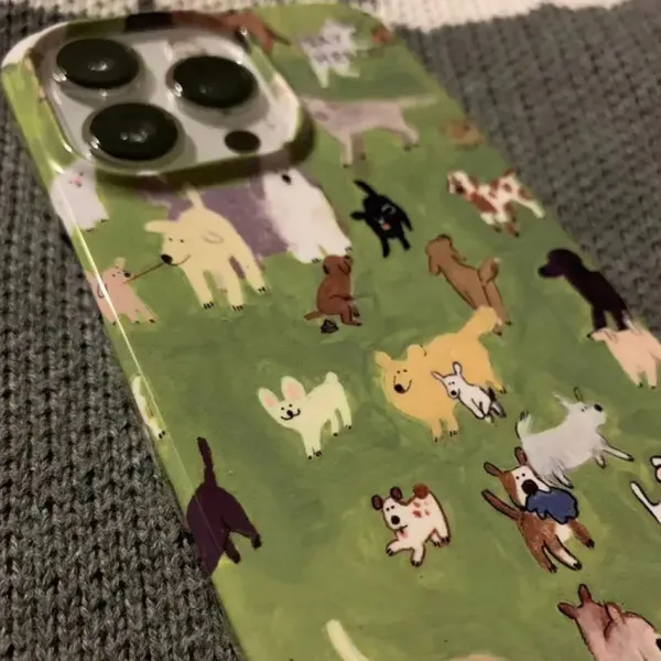 Iphone Cases*Boogzel Clothing Cute Dogs Pattern iPhone Case Green