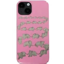 Iphone Cases*Boogzel Clothing Cute Elephants iPhone Case Pink