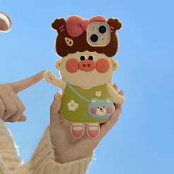 Iphone Cases*Boogzel Clothing Cute Pig Girl IPhone Case